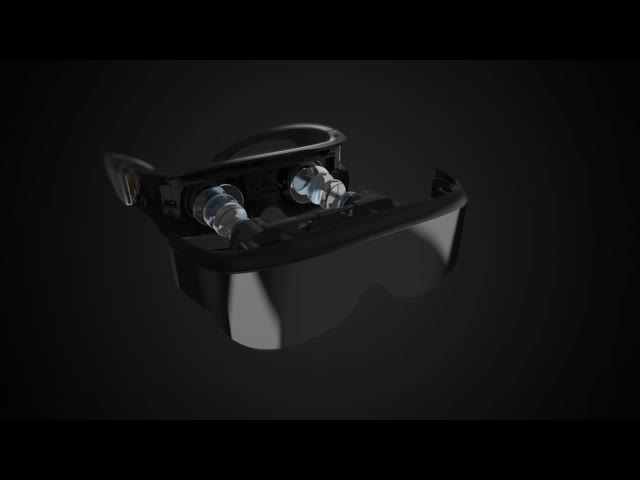 WIFI HD 3860 PPI LCOS 0.38 Head Mounted VR Displays video