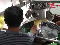 PLC Control Ginger 2t/H Double Head Aseptic Bag Filler