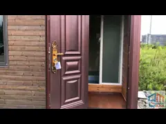 Ориентированным на заказчика 40ft светлым стальным Prefab железный каркас гальванизированный домом video