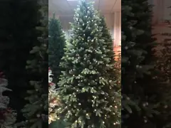 Искусственные декоративные деревья в 7,5 ноги для украшения Xmas video