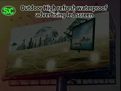 На открытом воздухе экран P10 дисплея СИД полного цвета большой делает высокую яркость водостойким над экраном СИД стены СИД 7200cd видео- video