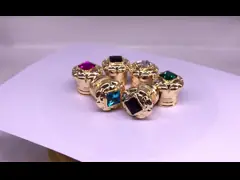 Облегченная крышка флакона духов Zamac 34*35mm дизайна верхнего сегмента video