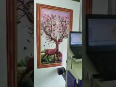 1440*1440DPL 14sqm/h 3D Wall Inkjet Printer TX800 Nozzles