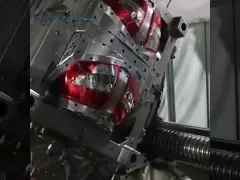 автомобильная прессформа 2K для объектива автомобиля пластикового заднего с финишем поверхности зеркала video