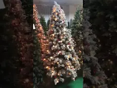 Дерево столба лампы рождества Lit 5FT Pre с 50 шариками СИД video