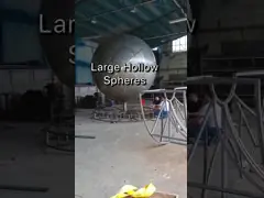 Большие неубедительные сферы металла полости сада шарика нержавеющей стали большие 1000mm 1200mm 1500mm 2000mm video