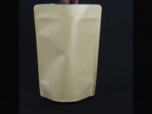 Zip Lock Kraft Food Paper Aluminizing Bag