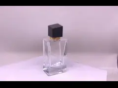 30*37mm Irregularity Square Perfume Bottle Lids Metal Type video