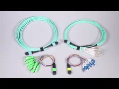 24F MPO MTP Fiber Optical Cable With LSZH Jacket