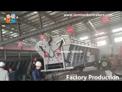 Genron Vehicle-Crawler Type Tipper Semi Trailers Transport to Grain,Stones,Sand,Bags of Cement,ect