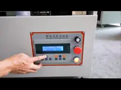 ЭН344, САТРА ТМ161 Стандад тест сопротивления ботинка оборудования для испытаний обуви угла 90 градусов гнуть единственный изгибая video