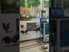 Высокая печатная машина стены сопла epson dx-10 двойника урожайности и скорости цифровая на использование стены 2 лет video