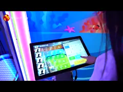 1 машина виртуальной реальности игры тенниса детей тематического парка игрока VR взаимодействующая video