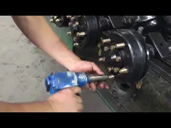 Полностью плавая гидравлический ведущий мост с шестерней силы для трицикла затяжелителя video