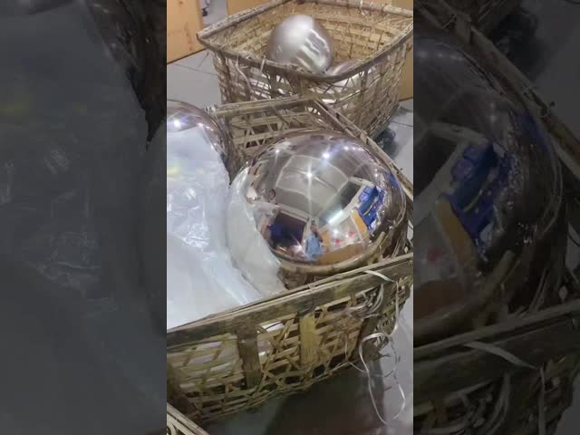 Hollow Stainless Steel Ball Metal Steel Spheres 0.6mm thickness Mirror Polished Steel Sphere 200mm -800mm