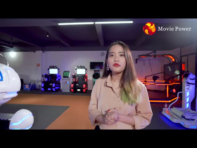 Машина игр динамического стула кино семьи Vr имитатора виртуальной реальности платформы 9D установленная видео