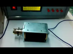 4N электромагнит соленоида открытой рамки DC 12V 24V пушпульный video