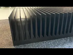 Анодированное водяное охлаждение штранг-прессования 6005 теплоотводов алюминиевое/воздушное охлаждение video