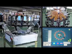 Быстрый ход Weigher комбинации 16 голов мотора шага мини для кофейных зерен чая video