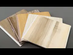 Водоустойчивая таможня доски пены PVC Wpc прокатанная для Carbinates video