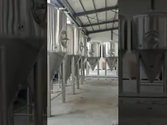 Горячий винзавод домашнего брев нержавеющей стали оборудования 50л 100л 200л заваривать продажи микро- использовал для продажи мини паб пива video