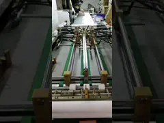 Полуавтоматные машина раковины 4 календаря бортовая складывая video