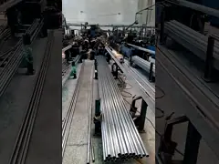 Сваренные простые 3кс3 Сс придают квадратную форму трубке, нормальным размерам трубки нержавеющей стали неубедительным video