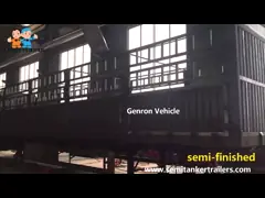 Genron Vehicle-Fence Stake semi trailer Export to Vietnam、Myanmar、Afica