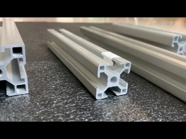 Custom Anodized Industrial Aluminium Profile For Production Line / Pipeline video