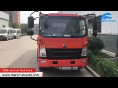 3,2 задней тонны легкой тележки литра HOWO цапфы YN4102 3000 video