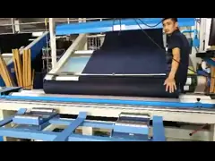 Нержавеющий доводочный станок транспортера в ткани разматывая 0 - скорость 100м/Мин video