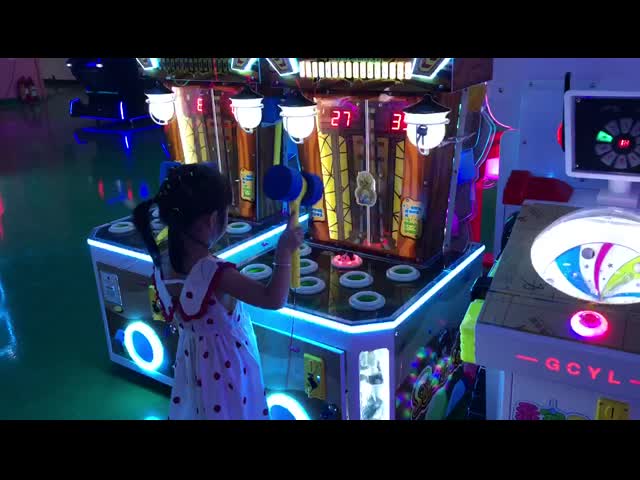 2人のプレーヤーの子供のアーケードの機械/金属のキャビネットの強打Aのモル アーケード機械