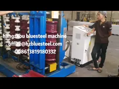 China 16 Forming Station Rainwater Gutter Roll Forming Machine For Rainwater Gutter supplier