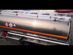 Масляный бак алюминиевого сплава 42000 литров сверхмощных Semi трейлеров video