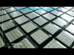 Водоустойчивые металлические ключи кнопочной панели 16 доказательства вандала для киоска интернета общественного video