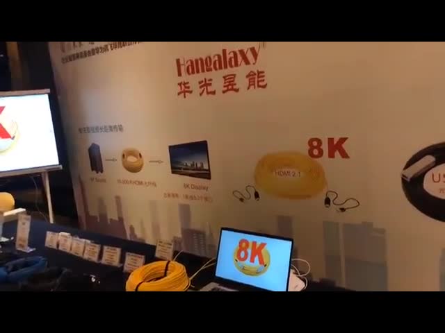 cabo 750mW ótico ativo de 300M HDMI 2,0 para o sistema de sinal do avoirdupois