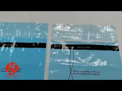 мешок для мусора корабля толщины 0.015mm пластиковый со стикером собственной личности слипчивым video