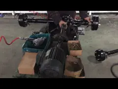 Cargo Tricycle Rear Axle Full Floating Type With 220mm Mechanical Drum Brake