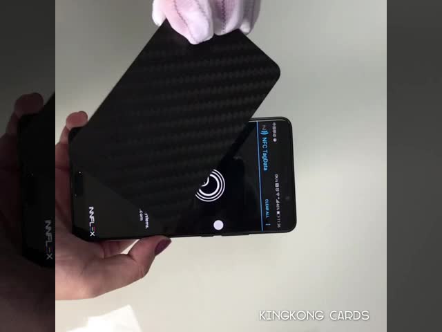 Carbon Fibre RFID Contactless Chip VIP Card