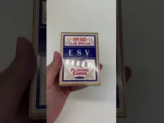 57*87mm 62*87mm 310g Black Core Casino Poker Cards