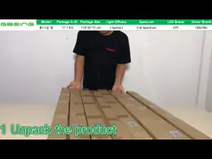 Адвокатура B1-12 x 8 СИД спектра 240VAC 650W 62560lm полная video