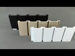 Pvc панели Slatwall естественного деревянного зерна декоративный с крюками металла video