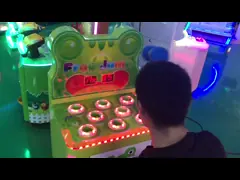 Metal 80W Whack A Mole Game Kids Arcade Machine video