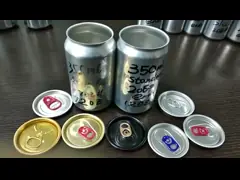 Холеная стальная сода 250ml консервирует тяги цвета крышки 100% хорошо герметизируя консервные банки Ringcustom черной пустые алюминиевые video