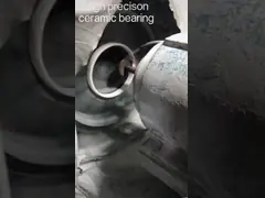 Керамический глубокий шарикоподшипник паза 603 ZrO2 высокотемпературный для полупроводника video