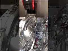 Высокая эффективность прессформы машины брызг ткани Нонвовен ПП дунутая Мельт video