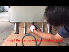 Машина льда хлопь консервации морепродуктов делая 29 * 32 * 75Ин гарантия 1 года video