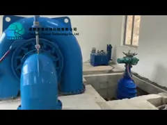 Гидроэлектрический микро- генератор турбины 100KW Фрэнсис с гидравлической клапан-бабочкой video