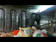 Машина деревянной щепки Shavings опилк биомассы деревянная более сухая video