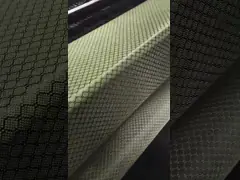 yellow carbon fiber & aramid fiber hybrid jacquard fabric